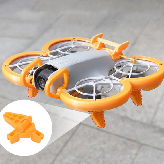 For DJI Neo CQT Booster Landing Gear Folding Small Stand(Black)