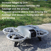 For DJI Neo CQT Booster Landing Gear Folding Small Stand(Black)