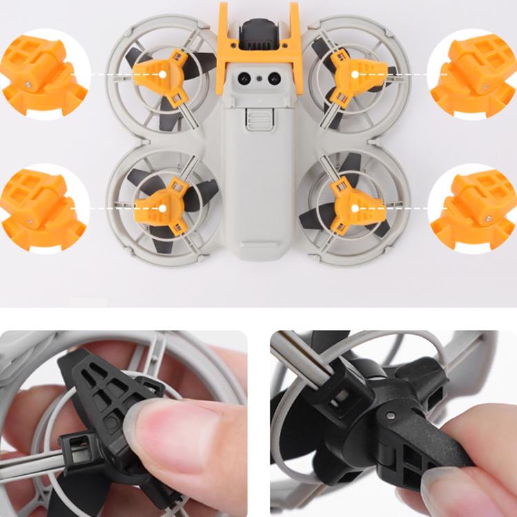 For DJI Neo CQT Booster Landing Gear Folding Small Stand(Black)