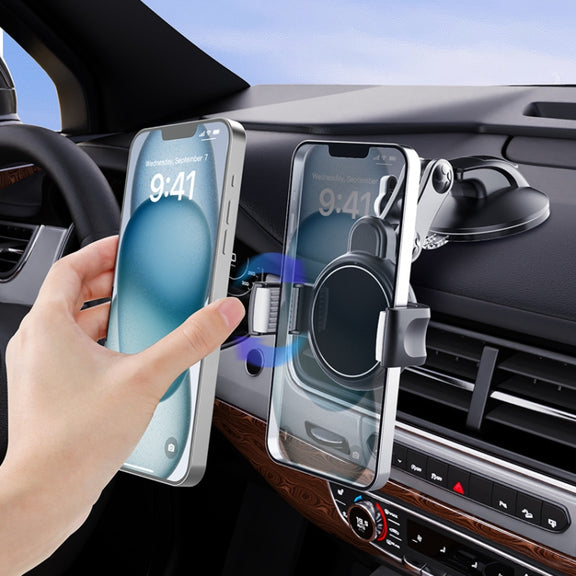 Central Control Instrument Panel Car Navigation Universal Phone Holder, Model: X24-6 Clip Suction Cup