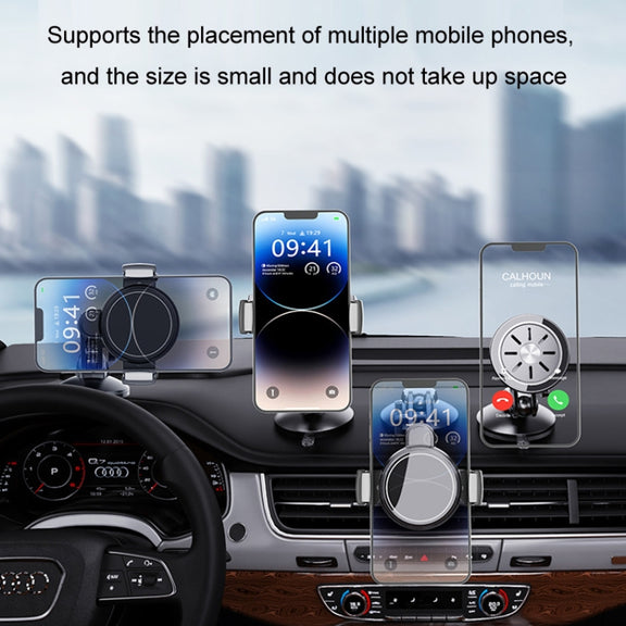 Central Control Instrument Panel Car Navigation Universal Phone Holder, Model: X24-6 Clip Suction Cup