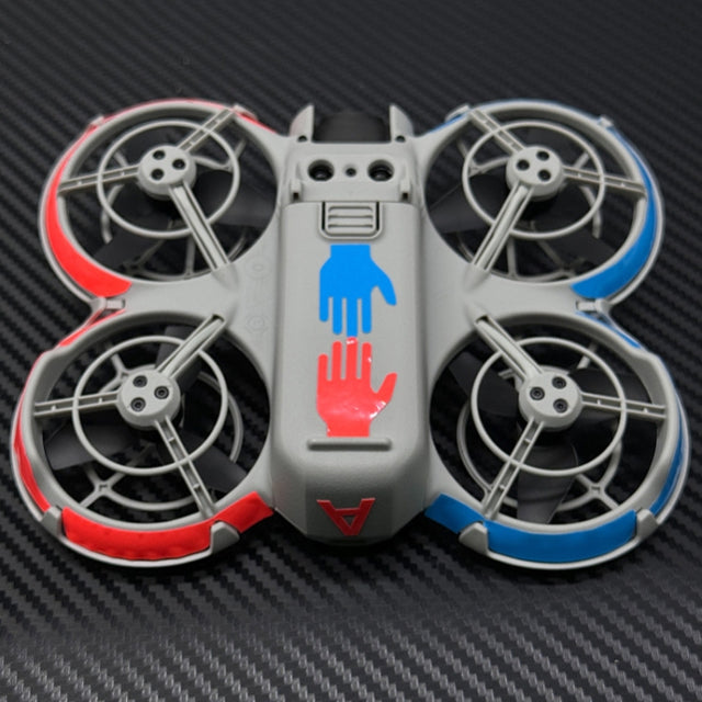 For DJI Neo CQT Dazzle Color Glow Stickers Water-resistant Anti-fouling Luminous Drone Color Change Stickers