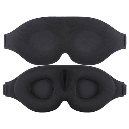 4 In 1 3D Sleep Eye Mask Memory Foam Non-pressure Shading Sleeping Blindfold(Blue) - free shipping - PMC Jewellery - Order now!