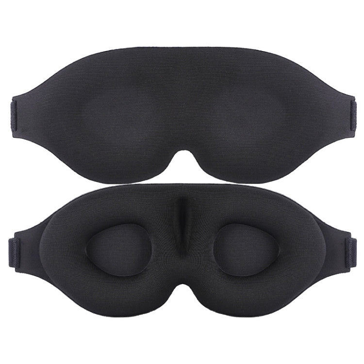 4 In 1 3D Sleep Eye Mask Memory Foam Non-pressure Shading Sleeping Blindfold(Blue)