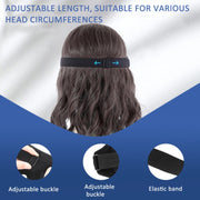 4 In 1 3D Sleep Eye Mask Memory Foam Non-pressure Shading Sleeping Blindfold(Black)