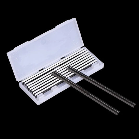 10pcs/ Set 82mm Wood Plywood Cutting Alloy Planer Blade - Wood Planers by PMC Jewellery | Online Shopping South Africa | PMC Jewellery | Buy Now Pay Later Mobicred