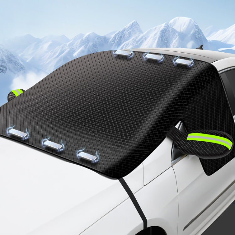 Car Magnetic Front Sunscreen Waterproof Thick Snow Shield(Green) - Window Foils & Solar Protection by PMC Jewellery | Online Shopping South Africa | PMC Jewellery | Buy Now Pay Later Mobicred