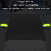 Car Magnetic Front Sunscreen Water-resistant Thick Snow Shield(Green)
