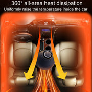 12V Car High Power Warmer Defrosting And Demisting Heater