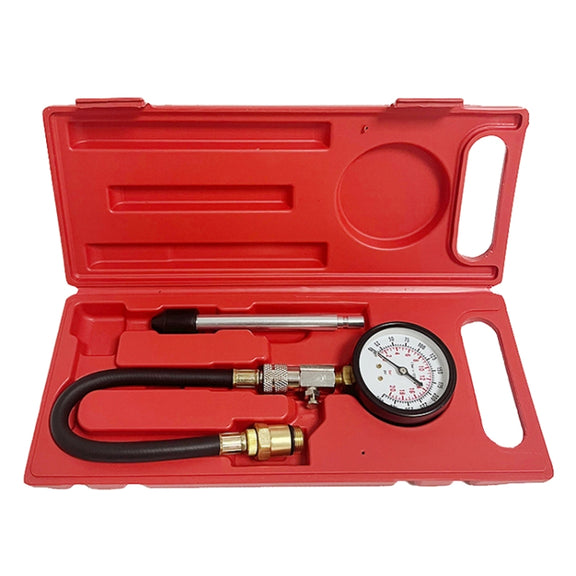 2pcs / Set G324 Motorcycle And Vehicle Cylinder Pressure Inspection Gauge Cylinder Pressure Test Tool