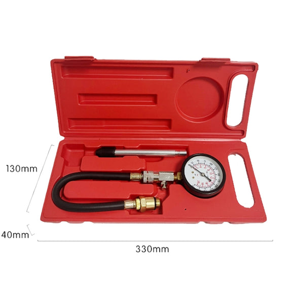 2pcs / Set G324 Motorcycle And Vehicle Cylinder Pressure Inspection Gauge Cylinder Pressure Test Tool