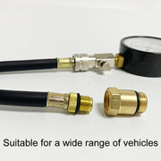 2pcs / Set G324 Motorcycle And Vehicle Cylinder Pressure Inspection Gauge Cylinder Pressure Test Tool