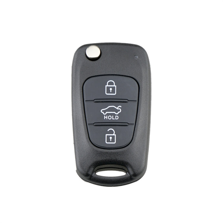 For Hyundai / Kia 3-Button Folding Car Key Shell(Sedan Hold Key) - Car Key Cases by PMc TechLife | Online Shopping South Africa | PMc TechLife | Buy Now Pay Later Mobicred