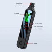 Portable Flammable Gas Methane Leak Detector Alarm(White)