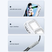Haze Dust Air Quality Temperature Humidity Detector(White)