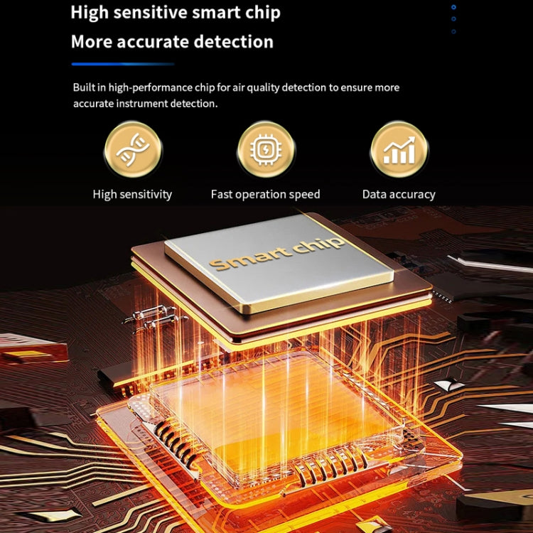 Haze Dust Air Quality Temperature Humidity Detector(Black) - Air & Water Quality Tester by PMC TechLife | Online Shopping South Africa | PMC TechLife | Buy Now Pay Later Mobicred