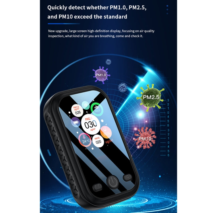 Haze Dust Air Quality Temperature Humidity Detector(Black) - Air & Water Quality Tester by PMC Jewellery | Online Shopping South Africa | PMC Jewellery | Buy Now Pay Later Mobicred