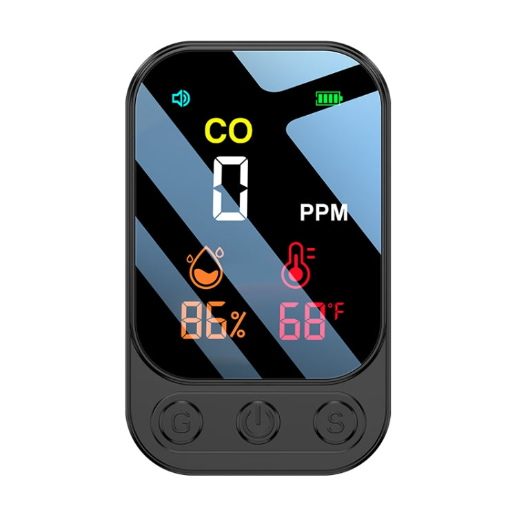 3 In 1 Multifunctional Portable Carbon Monoxide Detector(Black) - Air & Water Quality Tester by PMC Jewellery | Online Shopping South Africa | PMC Jewellery | Buy Now Pay Later Mobicred