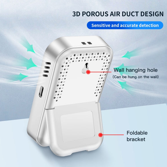 3 In 1 Multifunctional Portable Carbon Monoxide Detector(Black)