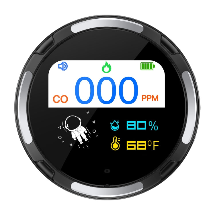 Portable Waterproof Carbon Monoxide Alarm Detector(Black) - Air & Water Quality Tester by PMC TechLife | Online Shopping South Africa | PMC TechLife | Buy Now Pay Later Mobicred