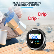 Portable Water-resistant Carbon Monoxide Alarm Detector(White)