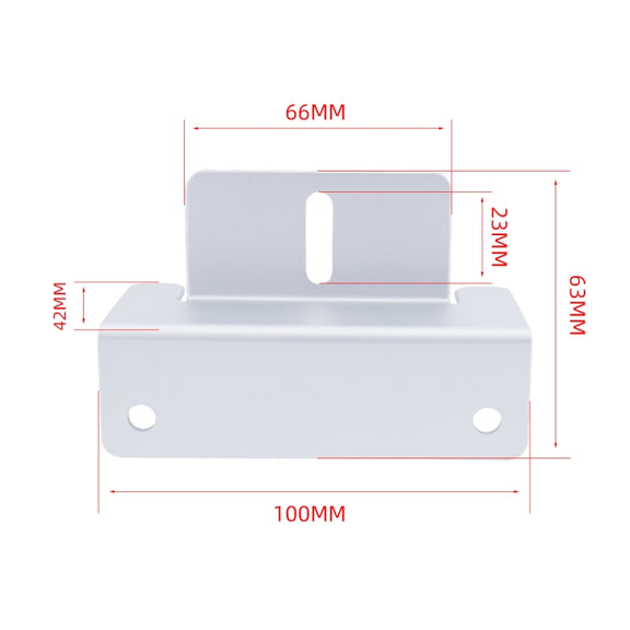 113pcs /Set RV Yacht Solar Panel Z-Shaped Aluminum Alloy Bracket(White)