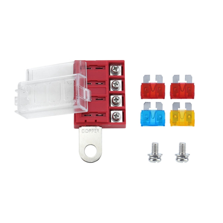4-way RV Yacht Ignition Protection Battery Terminal Fuse Block, Specification: One - free shipping - PMC Jewellery - Order now!