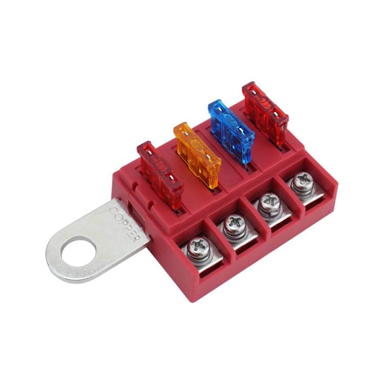 4-way RV Yacht Ignition Protection Battery Terminal Fuse Block, Specification: Three