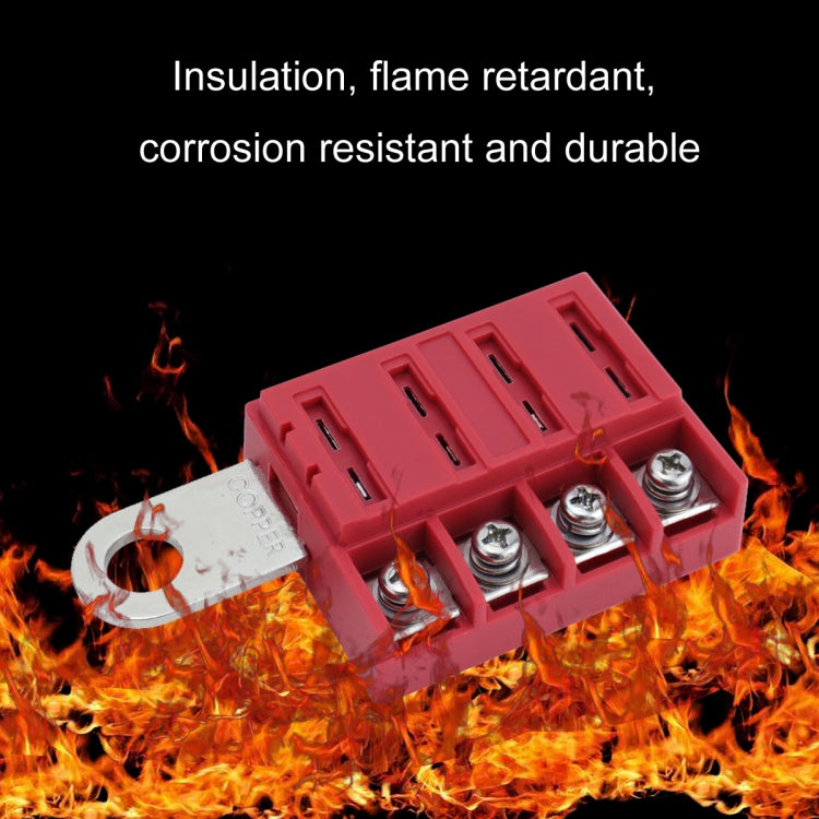 4-way RV Yacht Ignition Protection Battery Terminal Fuse Block, Specification: One - free shipping - PMC Jewellery - Order now!