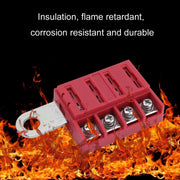4-way RV Yacht Ignition Protection Battery Terminal Fuse Block, Specification: Three