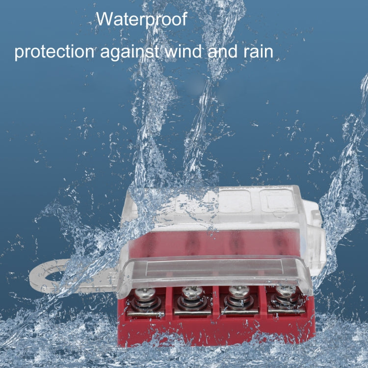 4-way RV Yacht Ignition Protection Battery Terminal Fuse Block, Specification: One - free shipping - PMC Jewellery - Order now!