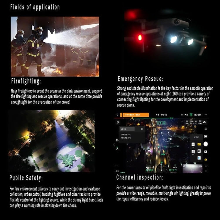 CZI LP35 Searchlight And Broadcasting System For DJI M350RTK Drone - free shipping - PMC TechLife - Order now!