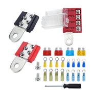 4-way RV Yacht Flame Retardant Water-resistant Battery Terminal Fuse Block(Two)