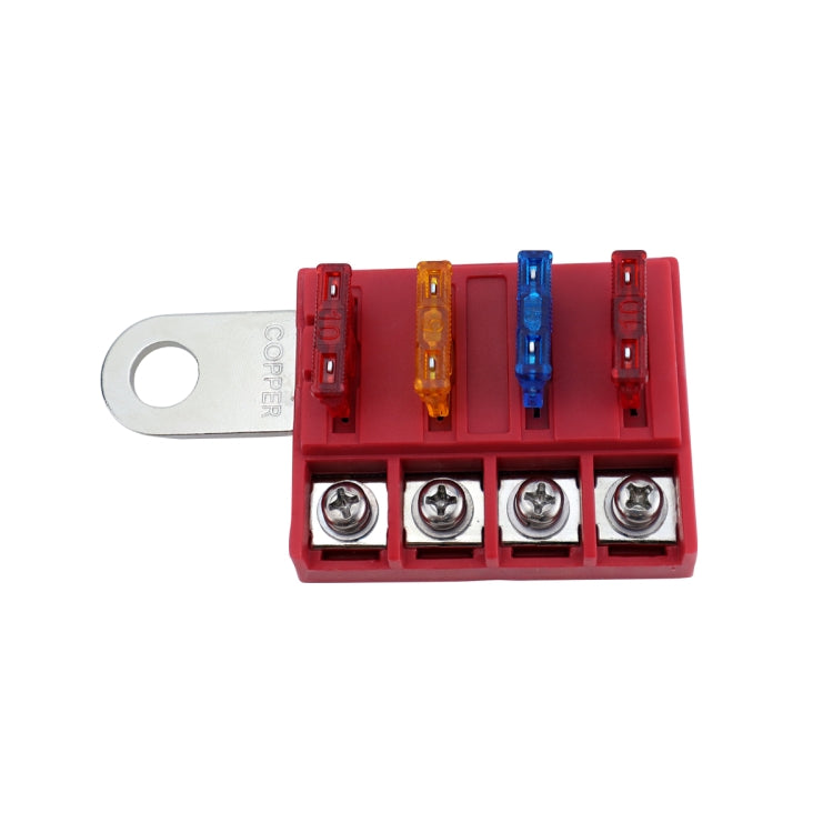 4-way RV Yacht Flame Retardant Water-resistant Battery Terminal Fuse Block(One)