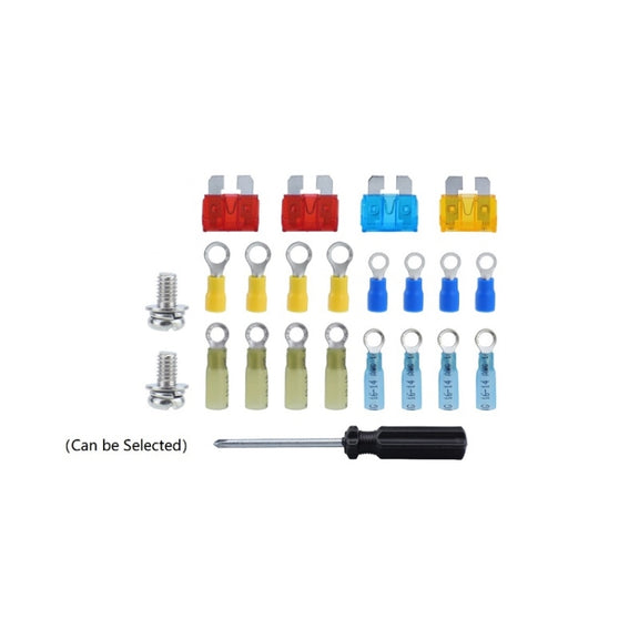 4-way RV Yacht Flame Retardant Water-resistant Battery Terminal Fuse Block(Two)