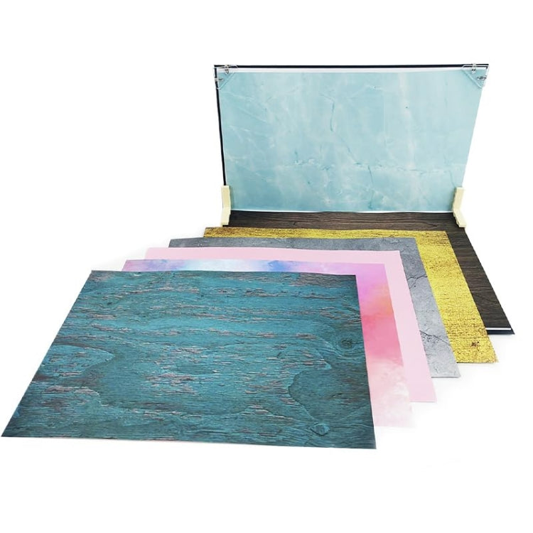 30x40cm 2+7 Thick Background Boards Photography Props Background Set, Style: Two - Wood Floor by PMC TechLife | Online Shopping South Africa | PMC TechLife | Buy Now Pay Later Mobicred