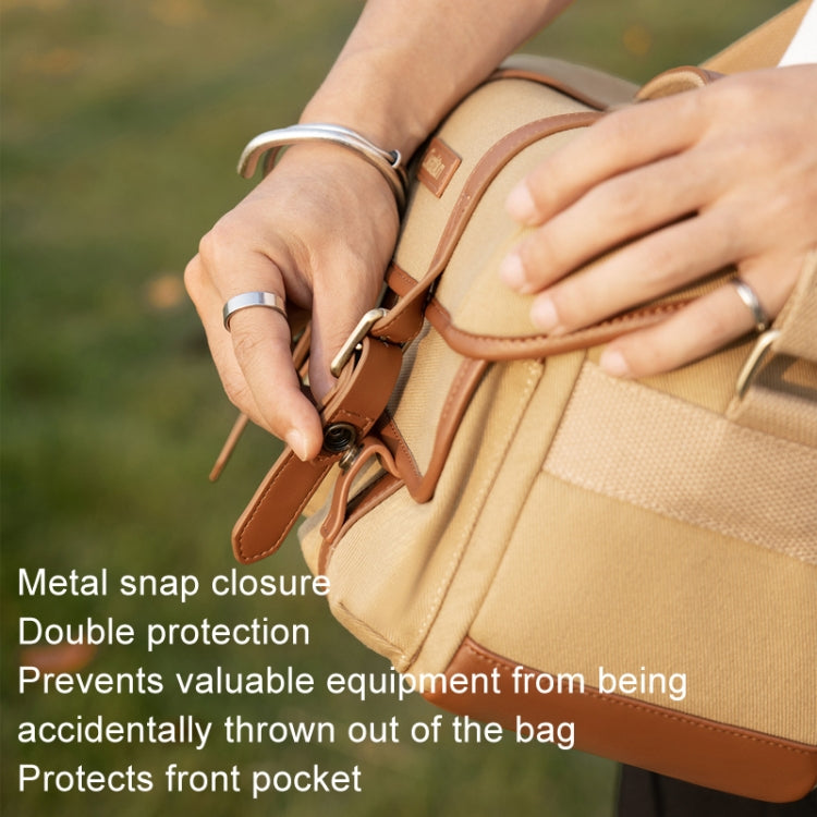 Cwatcun D146 Large Vintage Camera Bag Crossbody Canvas Digital Bag - free shipping - PMC TechLife - Order now!