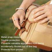 Cwatcun D146 Small Vintage Camera Bag Crossbody Canvas Digital Bag