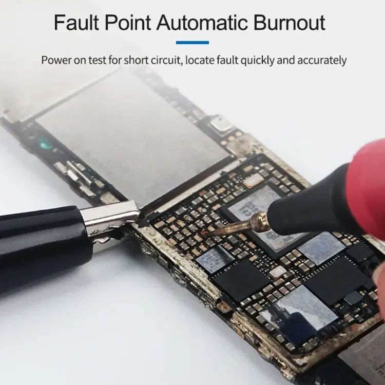 SUNSHINE P-30A Smart Anti-Burning Universal Mobile Phone Component Repair Motherboard Fault Detector, EU Plug