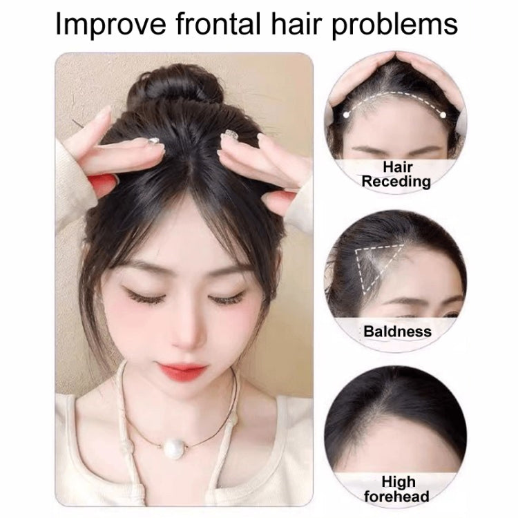 Ladies Hair Volume Enlargement Fluffy Simulation Bangs Wig Piece(Black)