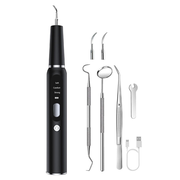 Pet Ultrasonic Teeth Cleaner Dog Electric Teeth Cleaning Tool Home Dentistry Tartar Remover(Black) - Oral Cleaning Tools by PMC TechLife | Online Shopping South Africa | PMC TechLife | Buy Now Pay Later Mobicred