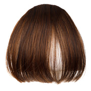 Chemical Fiber Wigs Thin Air Bangs Clip-on Wigs, Color: Light Brown No Sideburns