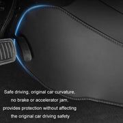 For Tesla Center Console Side Anti-kick Protective Pad, Style: MY Universal Driver Passenger Inner Side Leather