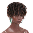 Personalized Hollow Curl Hip Hop Short Hair Dirty Braid Wig Blocks, Model: 1BT30 - free shipping - PMC TechLife - Order now!