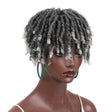 Personalized Hollow Curl Hip Hop Short Hair Dirty Braid Wig Blocks, Model: 1BT0906 - free shipping - PMC TechLife - Order now!