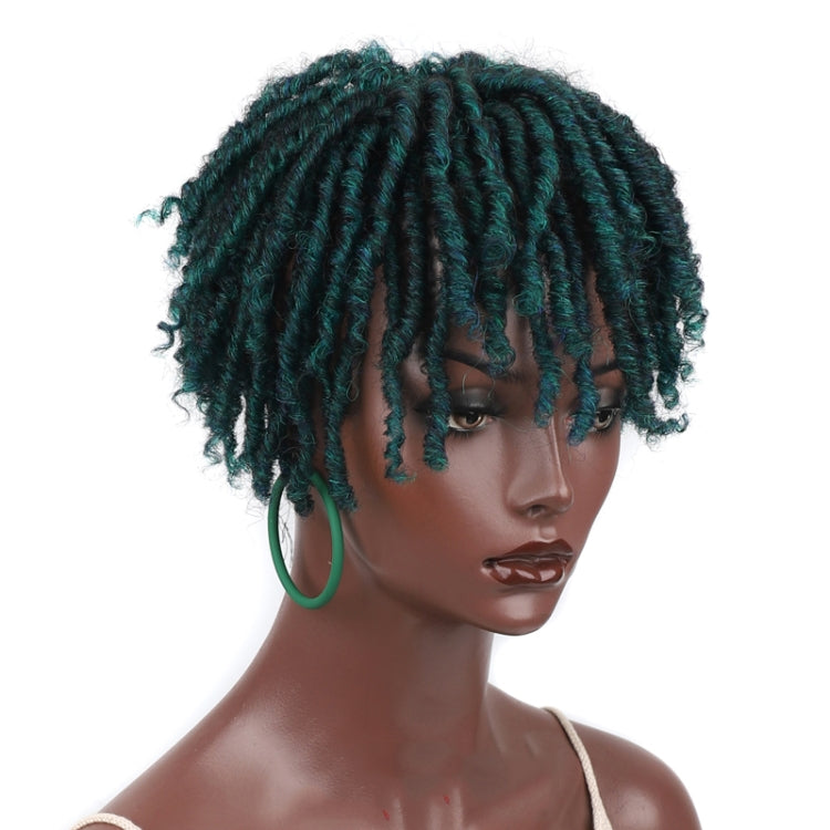 Personalized Hollow Curl Hip Hop Short Hair Dirty Braid Wig Blocks, Model: MGREN - free shipping - PMC TechLife - Order now!