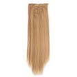 7pcs / Set Clips Long Straight Hair Extension Pieces 16 Clips Chemical Fiber Wigs, Model: 22TH613# - free shipping - PMC TechLife - Order now!