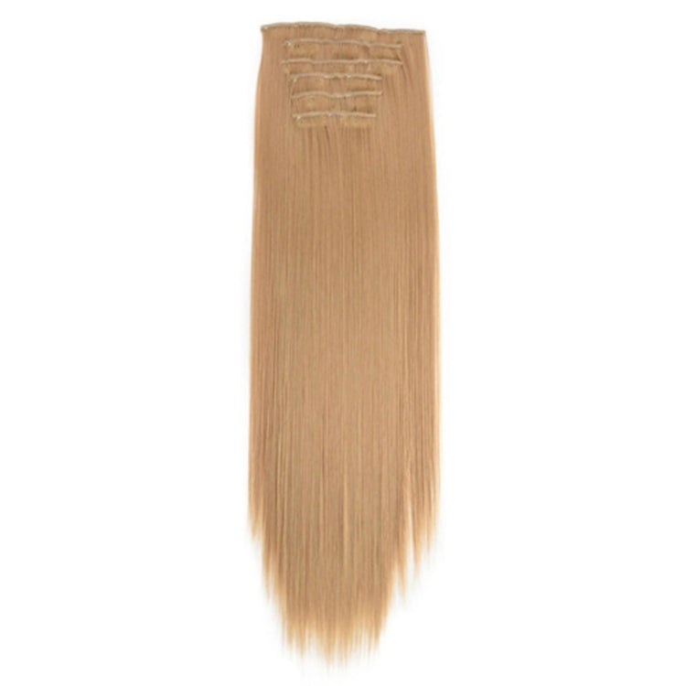 7pcs / Set Clips Long Straight Hair Extension Pieces 16 Clips Chemical Fiber Wigs, Model: 24M27# - free shipping - PMC TechLife - Order now!