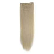 7pcs / Set Clips Long Straight Hair Extension Pieces 16 Clips Chemical Fiber Wigs, Model: 88#