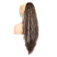 Ladies Extended Woolly Curly Rope Pulling Mesh Ponytail Wig, Color: 9H60A# - free shipping - PMC TechLife - Order now!
